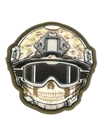 Tactical Skull Operator PVC Morale Patch - Tactical Outfitters