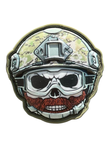 Bearded Operator PVC Morale Patch - Tactical Outfitters