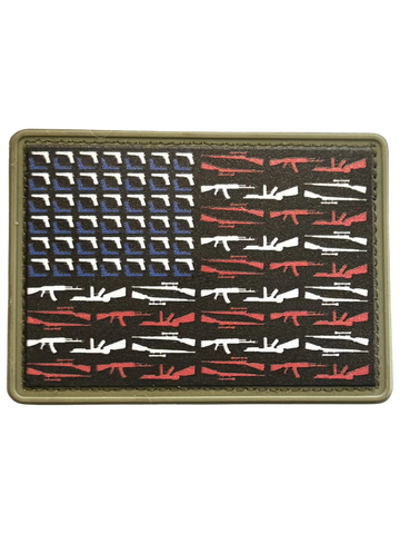 2A US FLAG PVC MORALE PATCH - Tactical Outfitters