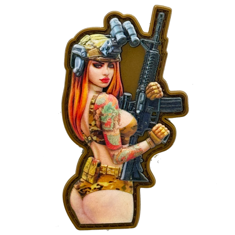 Tactical Pin-Up PVC Morale Patch - Tactical Outfitters