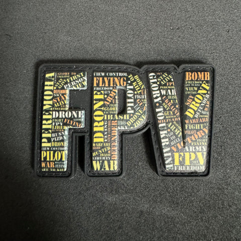 FPV PVC Morale Patch - Tactical Outfitters