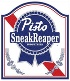 Sneakreaper Industries Pisto Blue Ribbon Morale Patch & Sticker Set - Tactical Outfitters