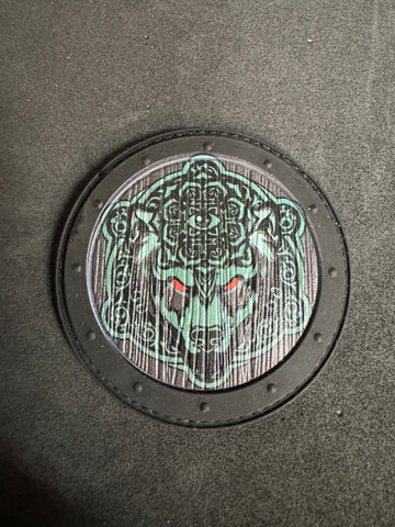 Viking Warrior Bear Shield PVC Morale Patch - Tactical Outfitters