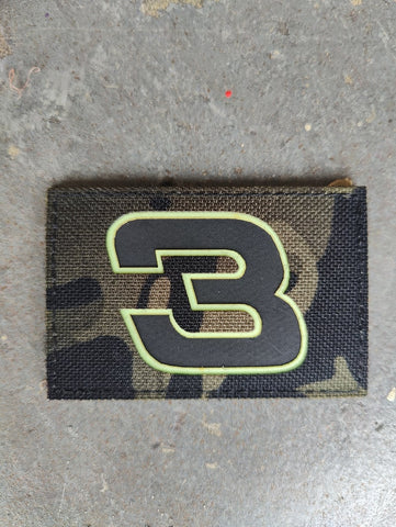 3 LASER CUT GITD MCB MORALE PATCH - Tactical Outfitters