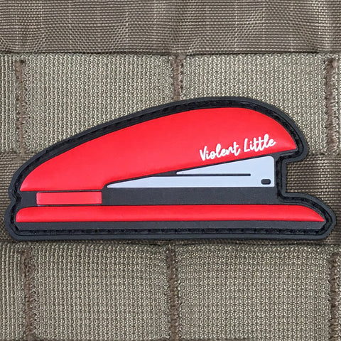 MILTON'S RED STAPLER MORALE PVC MORALE PATCH - Tactical Outfitters