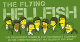 The Flying Hellfish Sticker - Tactical Outfitters