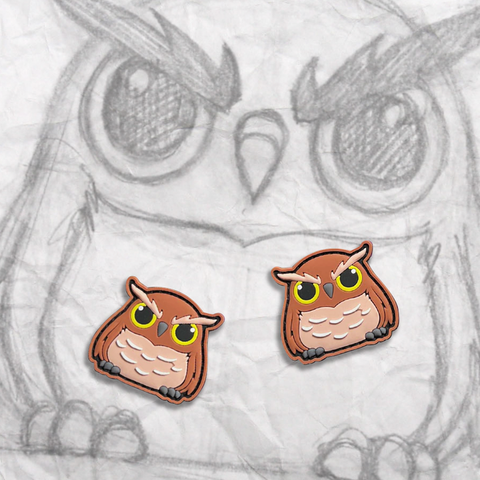 GRUMPY BARN OWL PVC MORAL PATCH SET - Tactical Outfitters