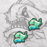 GRUMPY GLOW PIRANHA, PVC MORALE PATCH SET - Tactical Outfitters