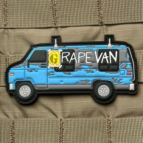 GRAPE VAN PVC MORALE PATCH - Tactical Outfitters