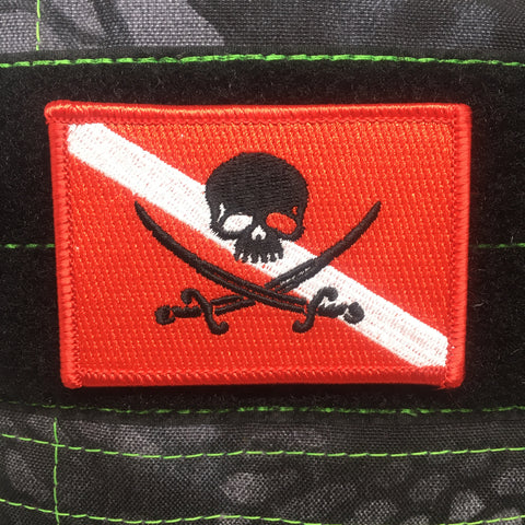 JOLLY ROGER SCUBA MORALE PATCH - Tactical Outfitters