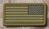 US FLAG MINI REVERSED MINI PVC PATCH - Tactical Outfitters