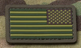 US FLAG MINI REVERSED MINI PVC PATCH - Tactical Outfitters