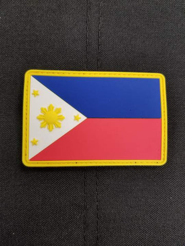 Philippines Flag PVC Morale Patch - Tactical Outfitters