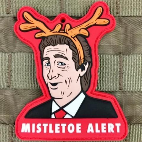 PATRICK BATEMAN "MISTLETOE ALERT" CHRISTMAS MORALE PATCH - Tactical Outfitters