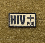 HIV +/- Morale Patch - Tactical Outfitters