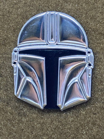 Beskar Mandalorian Helmet Morale Patch - Tactical Outfitters