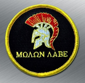 Molon Labe Circle Morale Patch - Tactical Outfitters