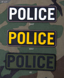 POLICE 6x2 PVC Patch - Tactical Outfitters