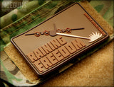 Raining Freedom PVC Patch - Tactical Outfitters