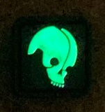 RESTOCK PRE-ORDER: ED'S MANIFESTO SNEAKREAPER SKULL GITD CAT EYE MORALE PATCH - Tactical Outfitters