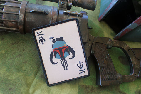 FETT DEATH CARD MORALE PATCH - Tactical Outfitters