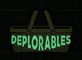 BASKET OF DEPLORABLES GITD 3D PVC MORALE PATCH - Tactical Outfitters